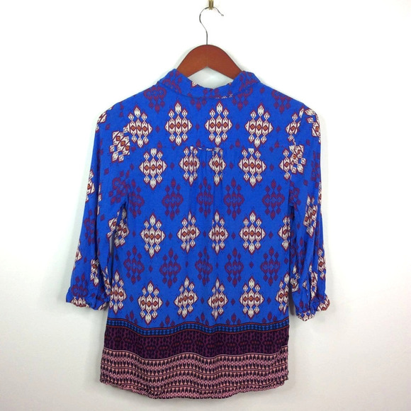 Anthropologie Maeve Woodland Walk Button Down 4P - Picture 6 of 7